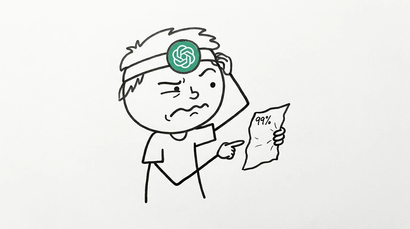 가이드의 확인 과정을 그린 손그림